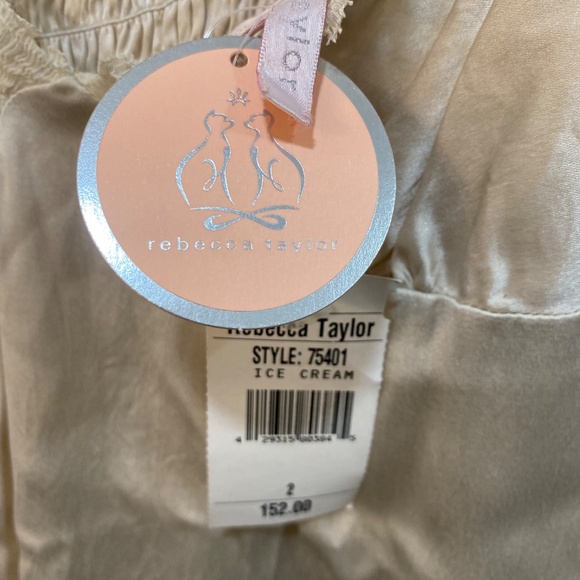 NWT Rebecca Taylor Silk Top - Picture 2 of 5